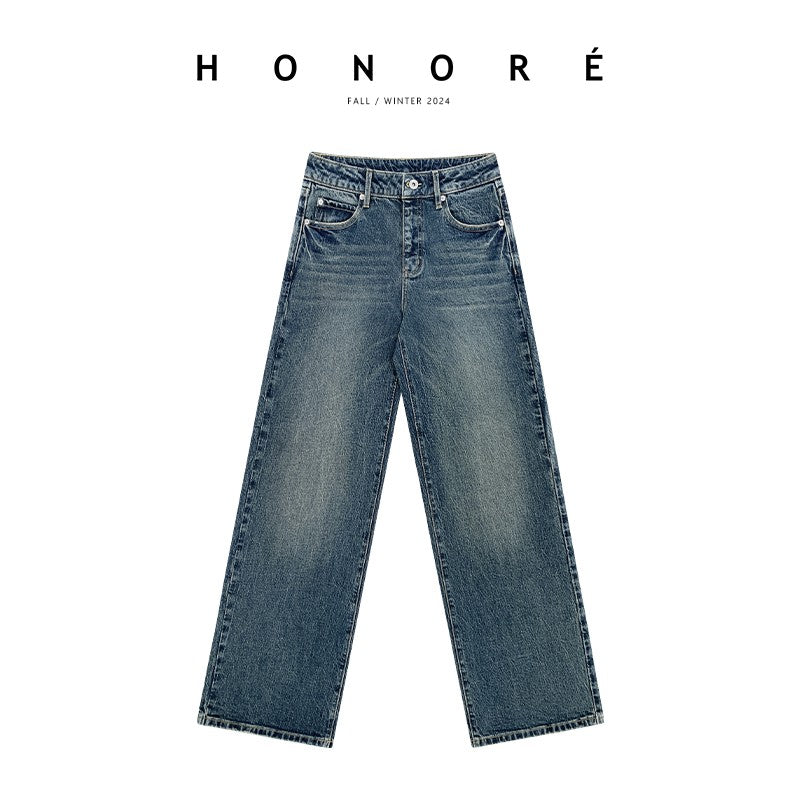 HONORE Guyue Snowflake Denim 1.0 Eco-friendly Dyed Snowflake Handmade Whisker Jeans