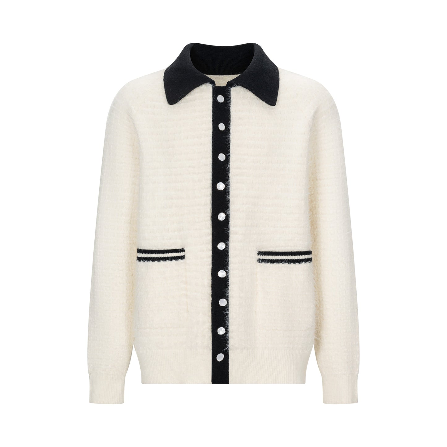 TIWILLTANG Qi Shi Lu &quot;Qianyu Fragrance&quot; Chanel style multi-button velvet knitted lapel cardigan