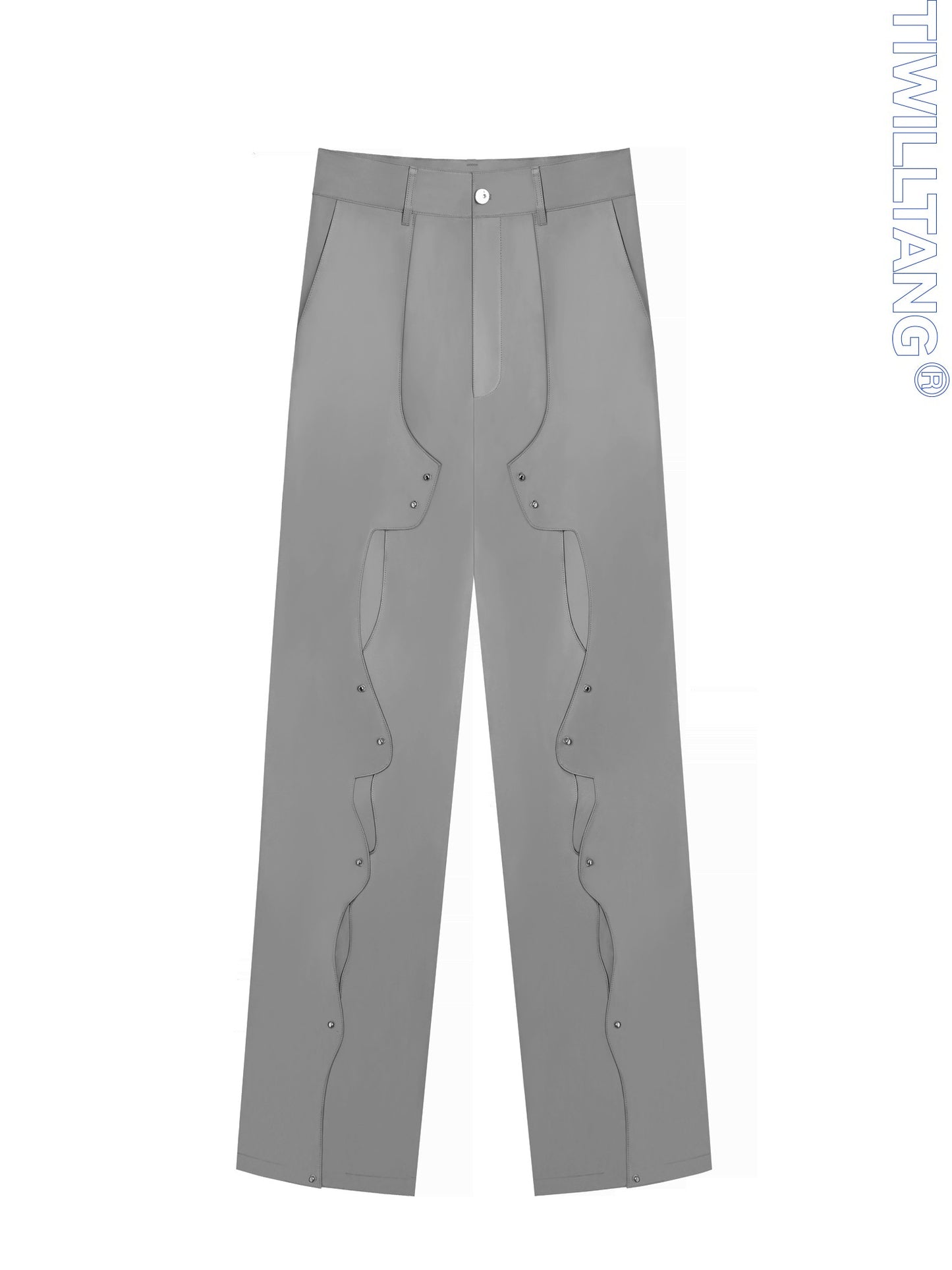 TIWILLTANG &quot;bitty&quot; piecewies cut &quot;Shape&quot; trousers