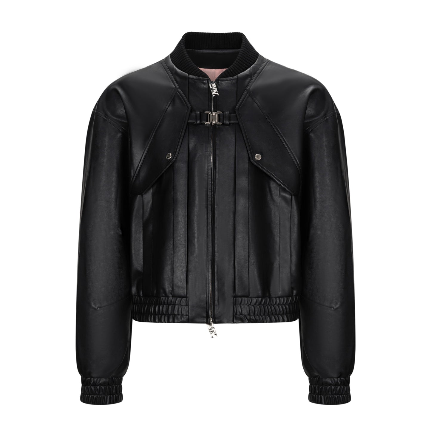 TIWILLTANG Kaishilu &quot;Suede Light Arc&quot; stand-up collar design double-opening metal zipper leather baseball jacket