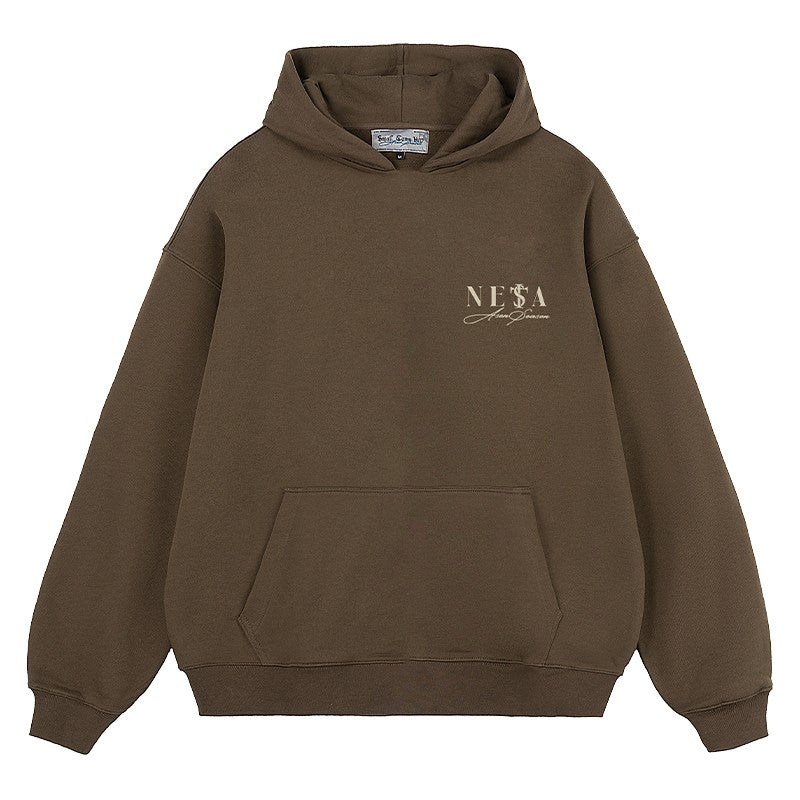 STK SmallTownKid logo on the back pullover hoodie sweatshirt basic street fashion multi-color