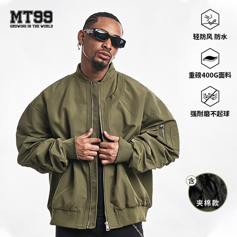 MT99 trendy brand American high street ma pilot jacket cotton clothing retro autumn and winter military green high street jacket men