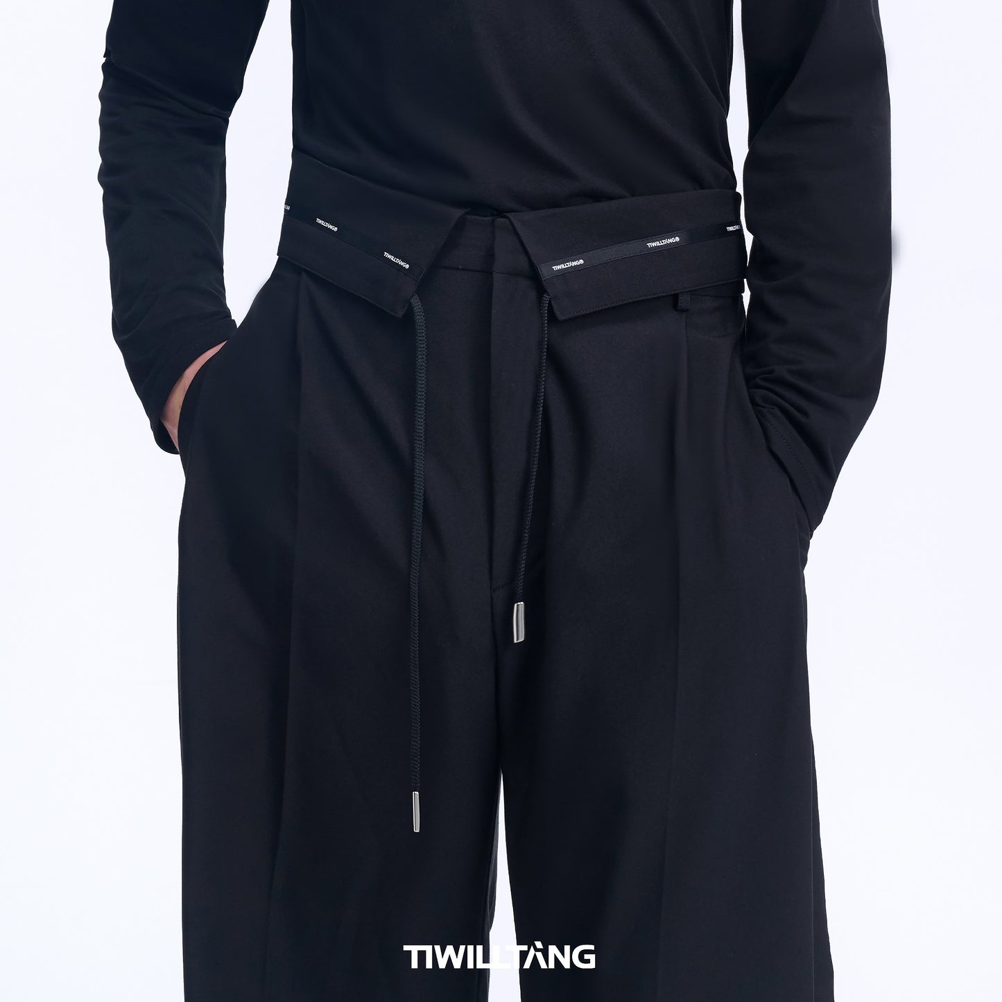 TIWILLTANG Qi Shi Lu &quot;Xiao Chen Ling Qi&quot; straight loose suit pants design casual pants trousers