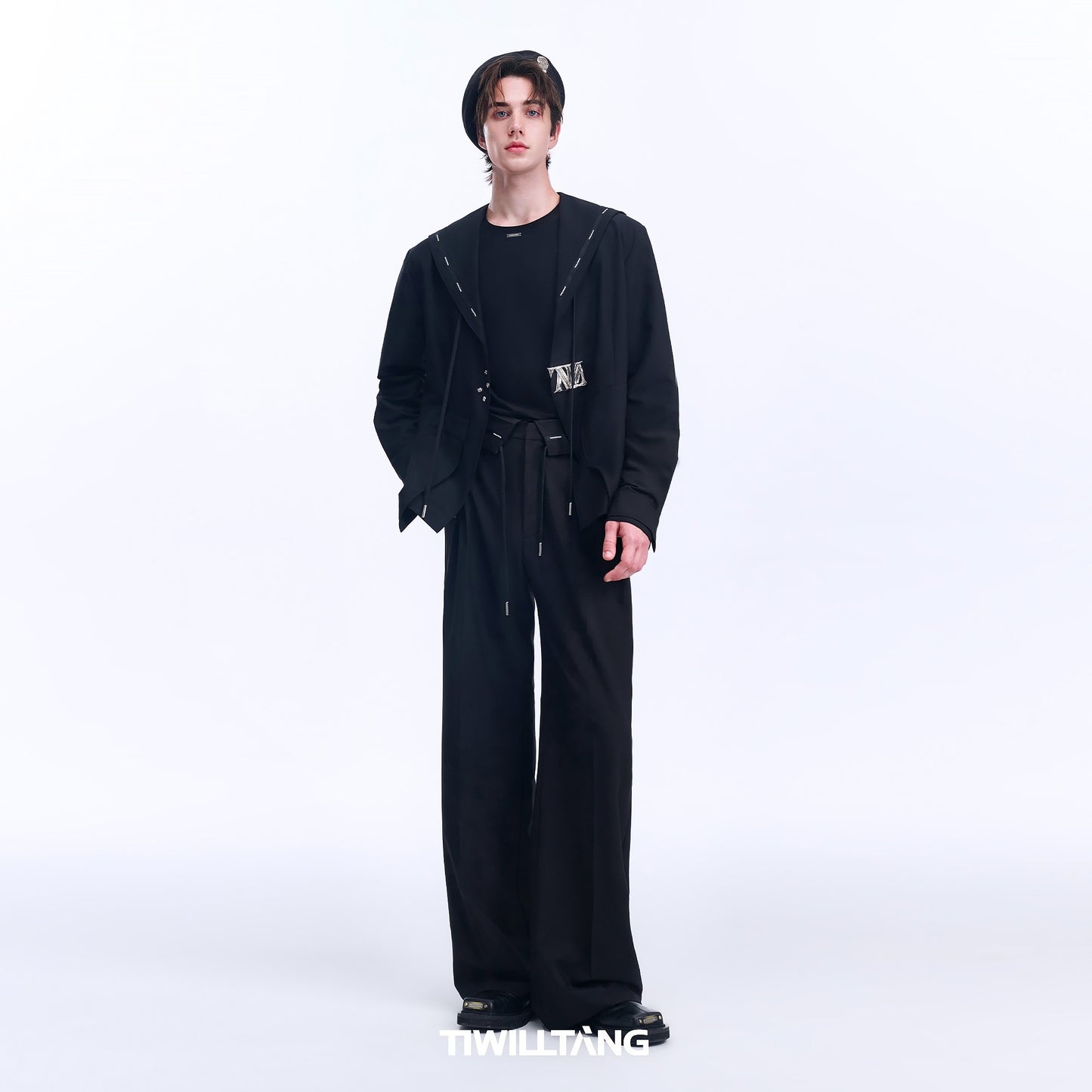 TIWILLTANG Qi Shi Lu &quot;Xiao Chen Ling Qi&quot; straight loose suit pants design casual pants trousers