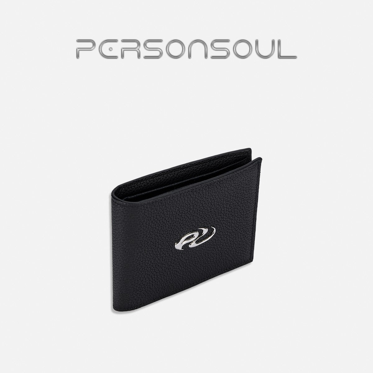 PERSONSOUL*Soul Human Sheepskin Meta Symbol Folding Wallet Sheepskkin Wallet