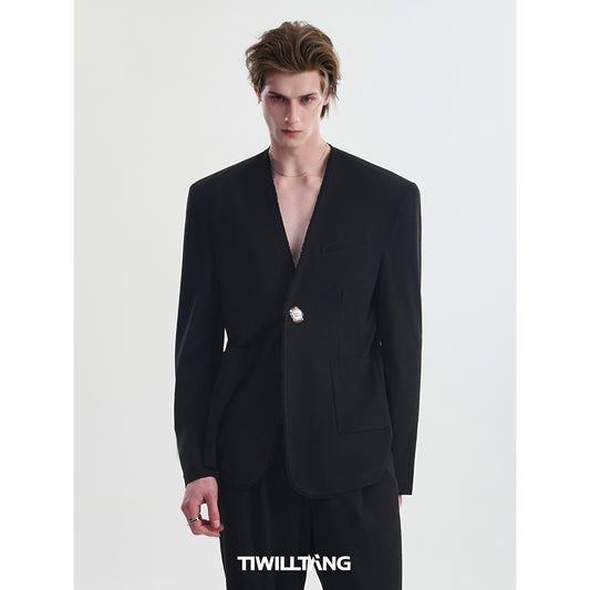 TIWILLTANG The Story of the Ancient World &quot;The Story of Lu Xu Yuan Xing&quot; Dream Boy One-button Suit Jacket High-Intelligence Suit