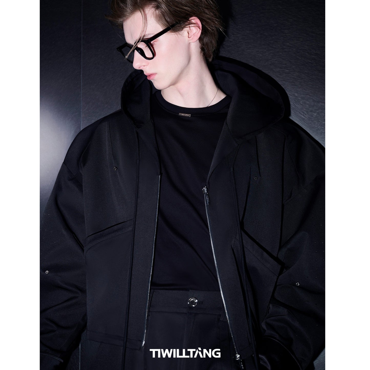 TIWILLTANG Qishilu &quot;Stars Arching&quot; motorcycle outdoor jacket outerwear autumn American casual suit men