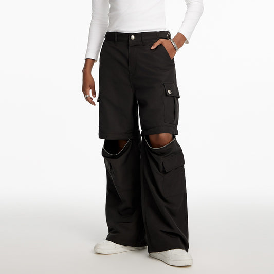 STK SmallTownKid two-way multi-pocket workwear trousers American retro street hip-hop country trend