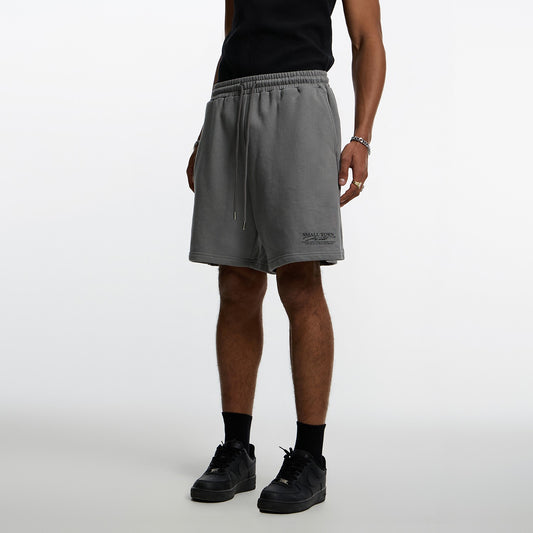 STK SmallTownKid basic shorts with small logo, American retro style, street style