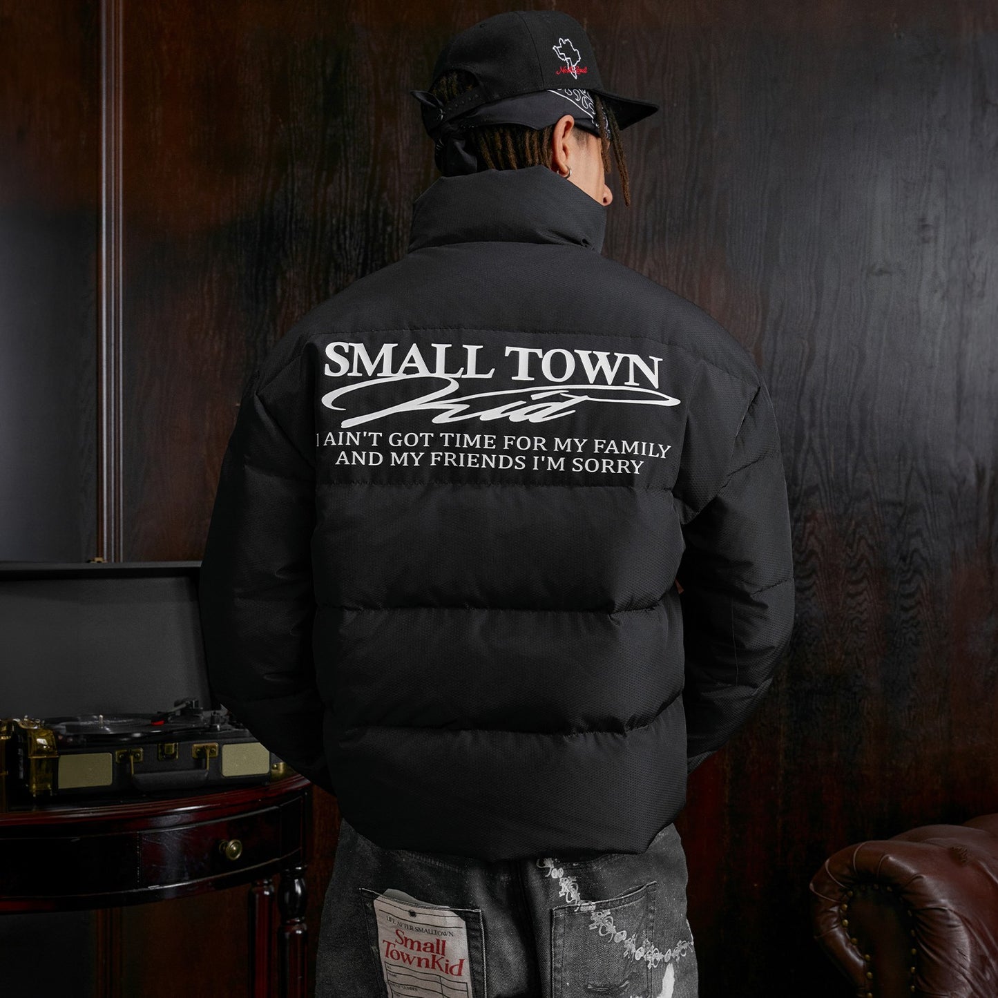 ASEN same style STK SmallTownKid honeycomb basic layout down jacket American retro fashion brand