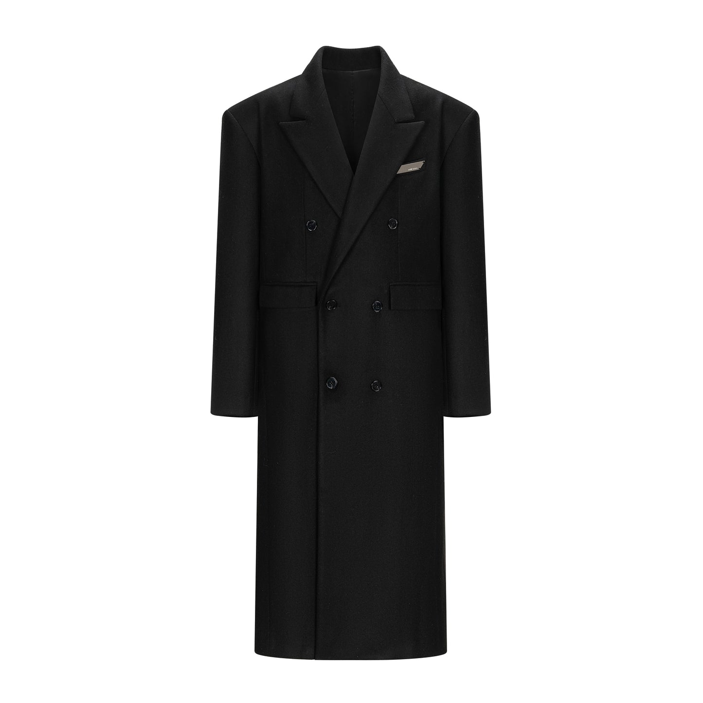 TIWLLTANG Qishilu &quot;Shuoxing Jueji&quot; Manager • Annual Recommended Aura Wool Coat Black