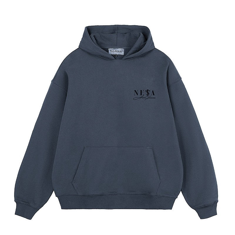 STK SmallTownKid logo on the back pullover hoodie sweatshirt basic street fashion multi-color