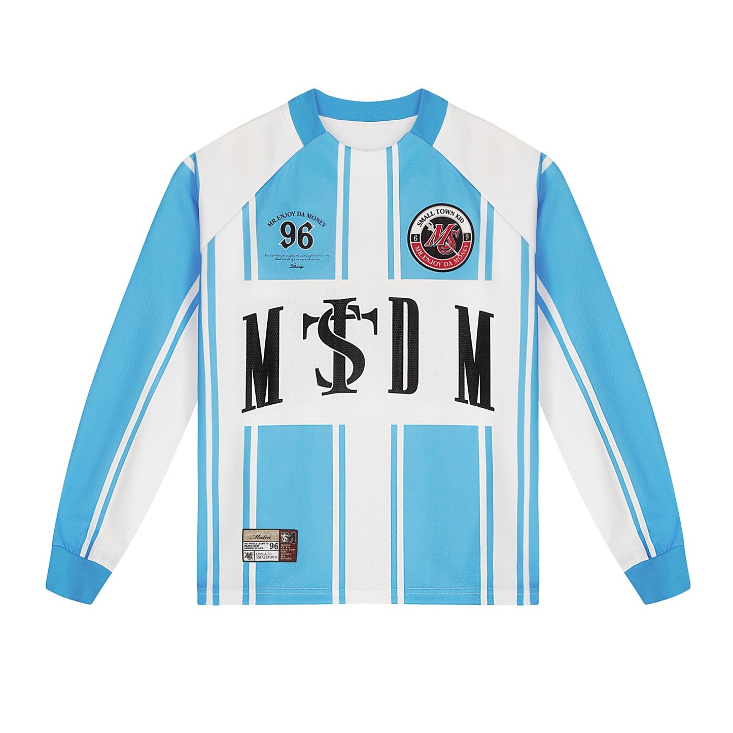 STK x MEDM co-branded SmallTownKid retro jersey long-sleeved T-shirt American retro casual