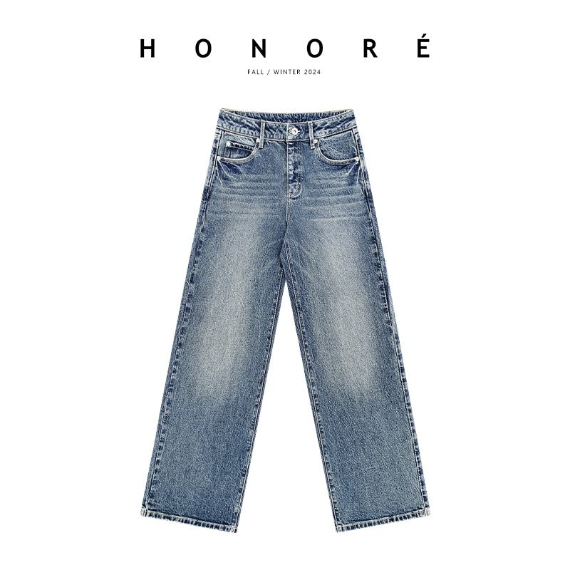 HONORE Guyue Snowflake Denim 1.0 Eco-friendly Dyed Snowflake Handmade Whisker Jeans