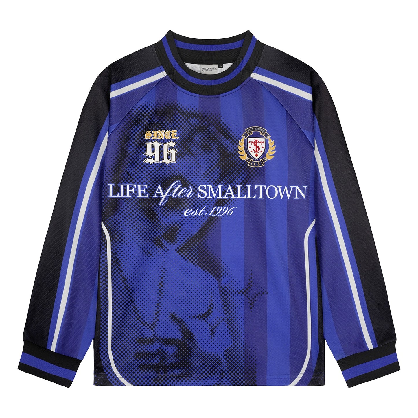 STK SmallTownKid album cover long-sleeved T-shirt jersey American retro casual street national trend brand