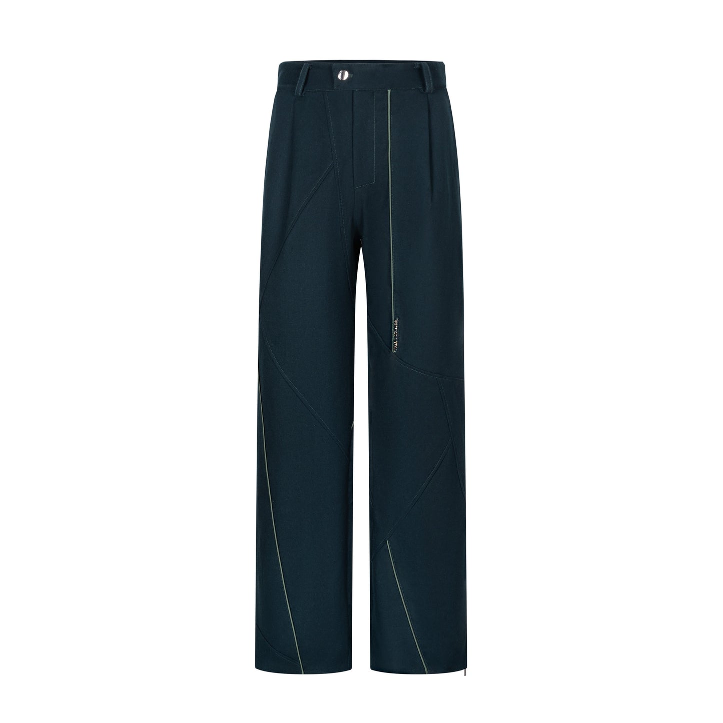 TIWILLTANG Qi Shi Lu &quot;Shen Nan Ji Yu&quot; deconstructed slit zippered wool trousers