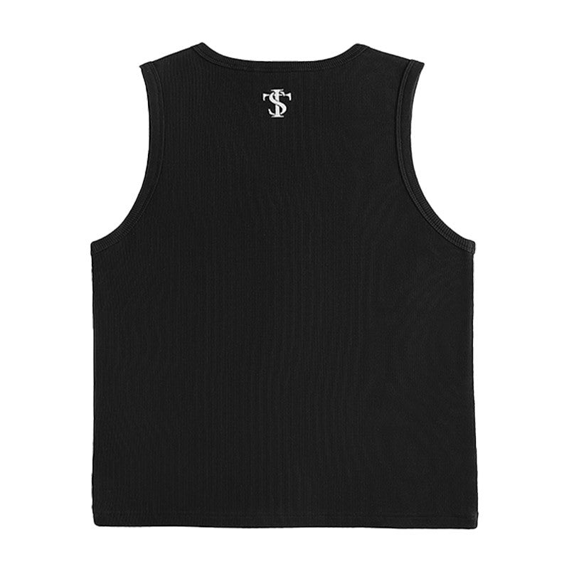 ASEN same style STK SmallTownKid basic sleeveless T-shirt street vest American retro casual