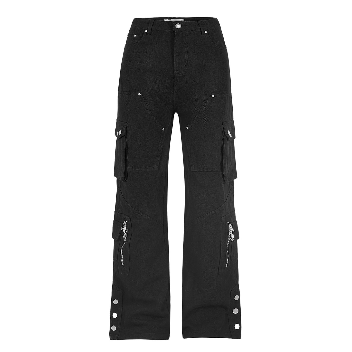 STK SmallTownKid Rivet Jeans Casual Pants Trendy Casual Street Hip-Hop Rap