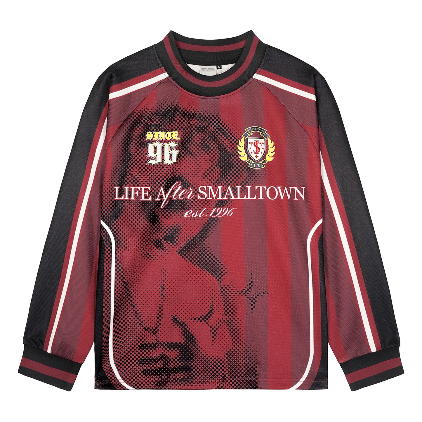 STK SmallTownKid album cover long-sleeved T-shirt jersey American retro casual street national trend brand