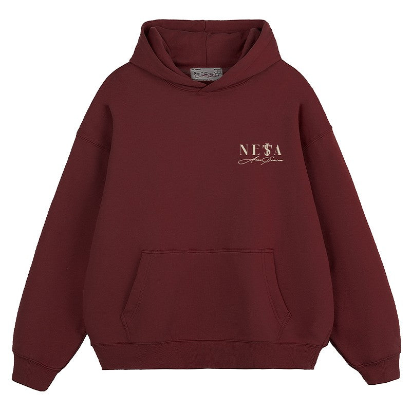 STK SmallTownKid logo on the back pullover hoodie sweatshirt basic street fashion multi-color